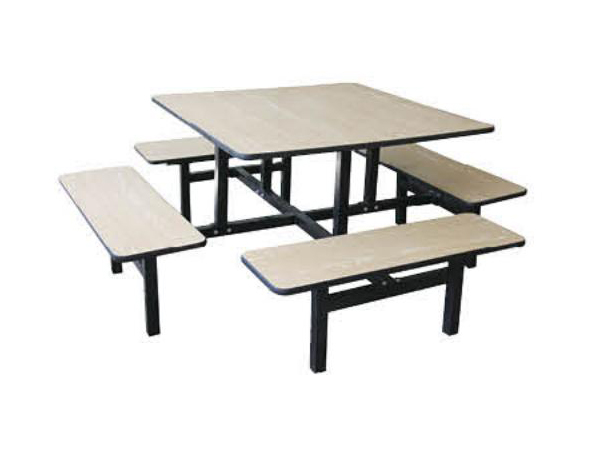 ZYTC-310 八人位餐桌椅（板式凳面）